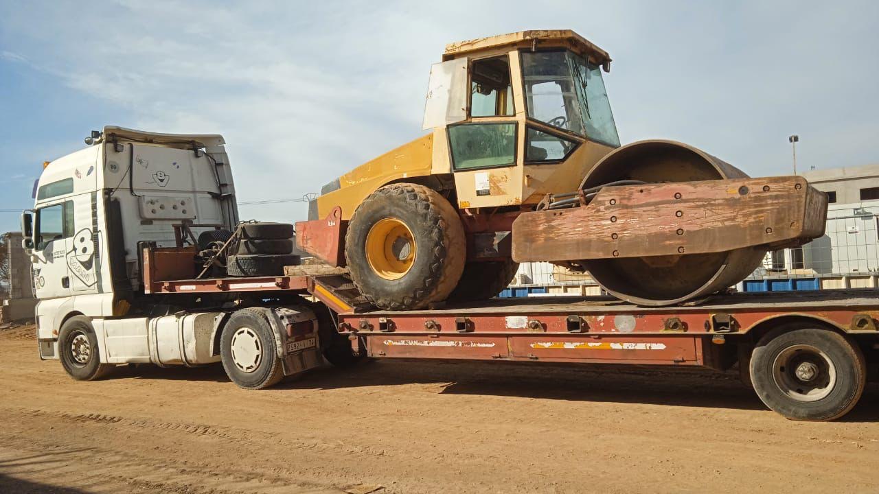 Engin de manutention sur chantier